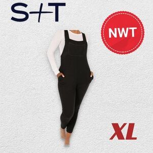 *⬇️🆕🏷️*NWT* SMASH + TESS | XL | ADDILYN ROMPERALLS in black